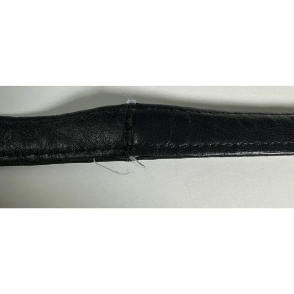 *Flawed* Coach Legacy Leather Double Gusset Crossbody Bag Black Leather 26601 - Picture 13 of 16